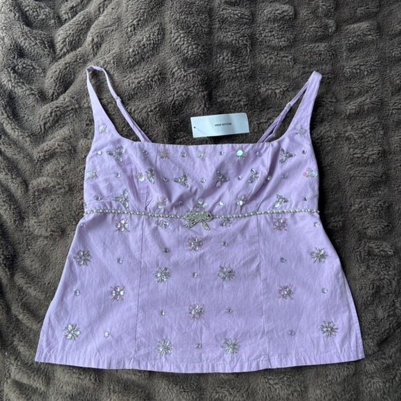 Urban Outfitters Tops - Urban Outfitters Women's Purple Bedazzled top